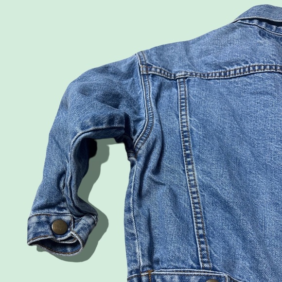 Toddler Route 66 Lil 66 Light Wash Denim Snap Button Front Jacket Size 4T - Picture 7 of 11